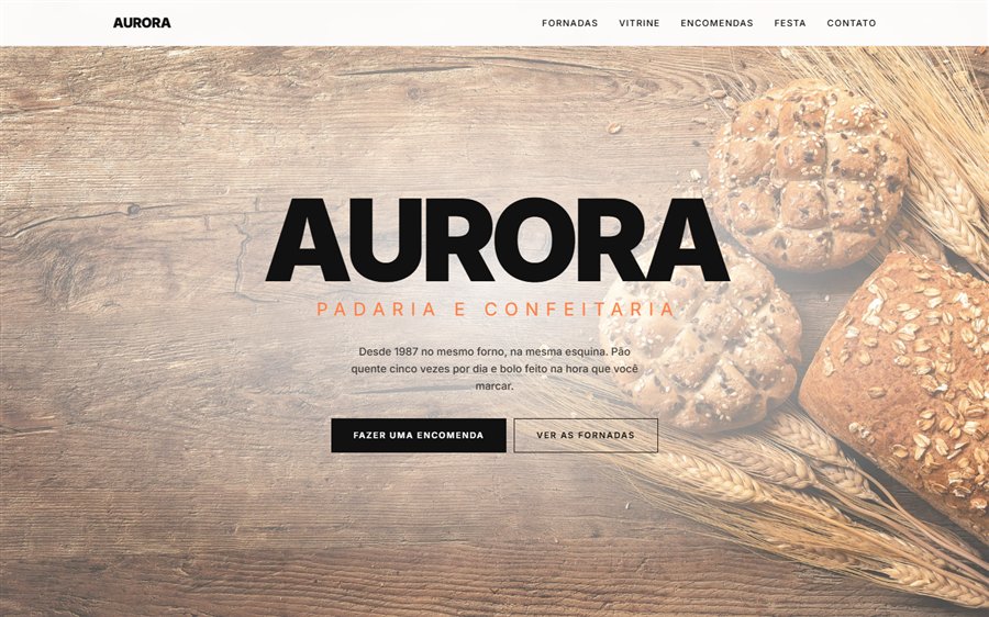 Site de padaria, vers&atilde;o PRO